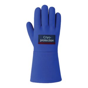 قفازات كرايو للحماية من البرودة الشديدة – مخصصة للتعامل مع النيتروجين السائل - Cryogenic Safety Gloves for Extreme Cold Handling – Liquid Nitrogen Protection