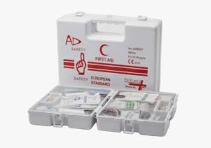 صندوق اسعافات اولية لون ابيض 25 شخص