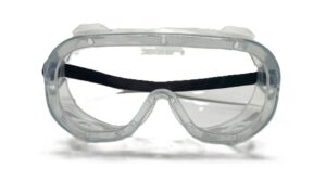 نظارات حماية صناعية مغلقة بالكامل بشريط مطاطي