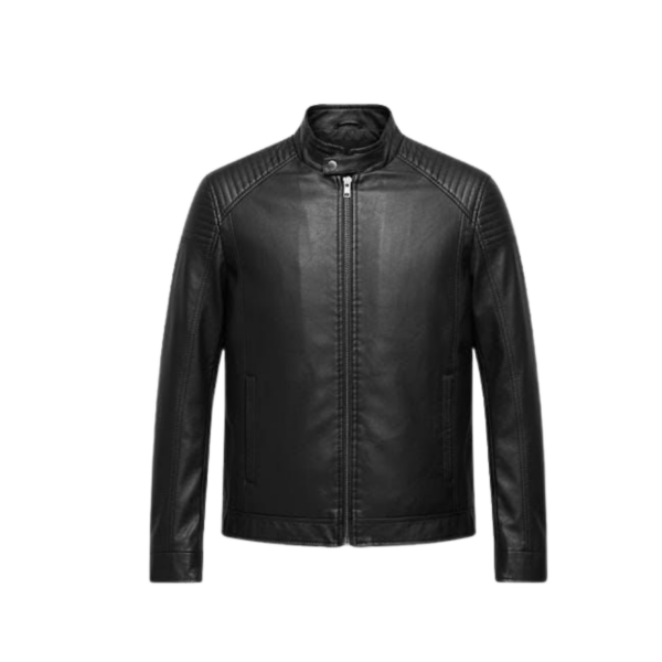 جاكيت جلد اسود
